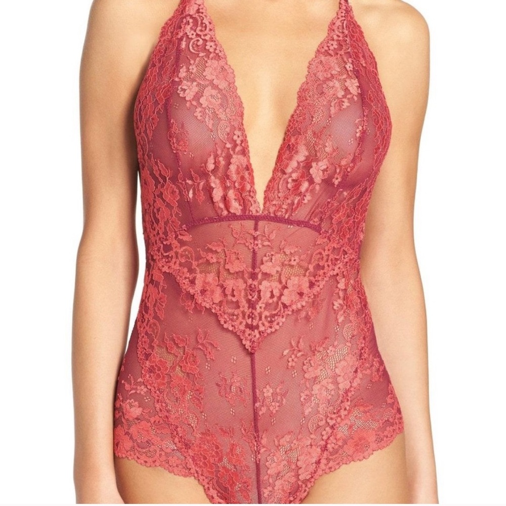 Free People Lace Bodysuit